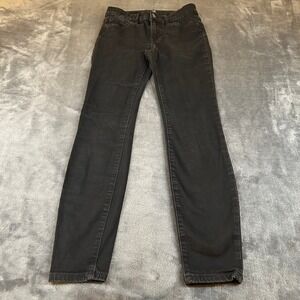 GAP Denim Black Jeans Womens Size 25 Regular Slimming Stretch Casual Pants